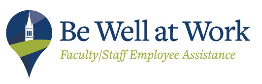 UC Berkeley Be Well At Work blue and green Logo for employee assistance